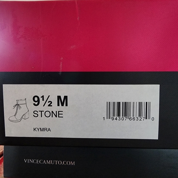 Vince Camuto Heeled Leather Ankle Boots 9.5 - Picture 12 of 12